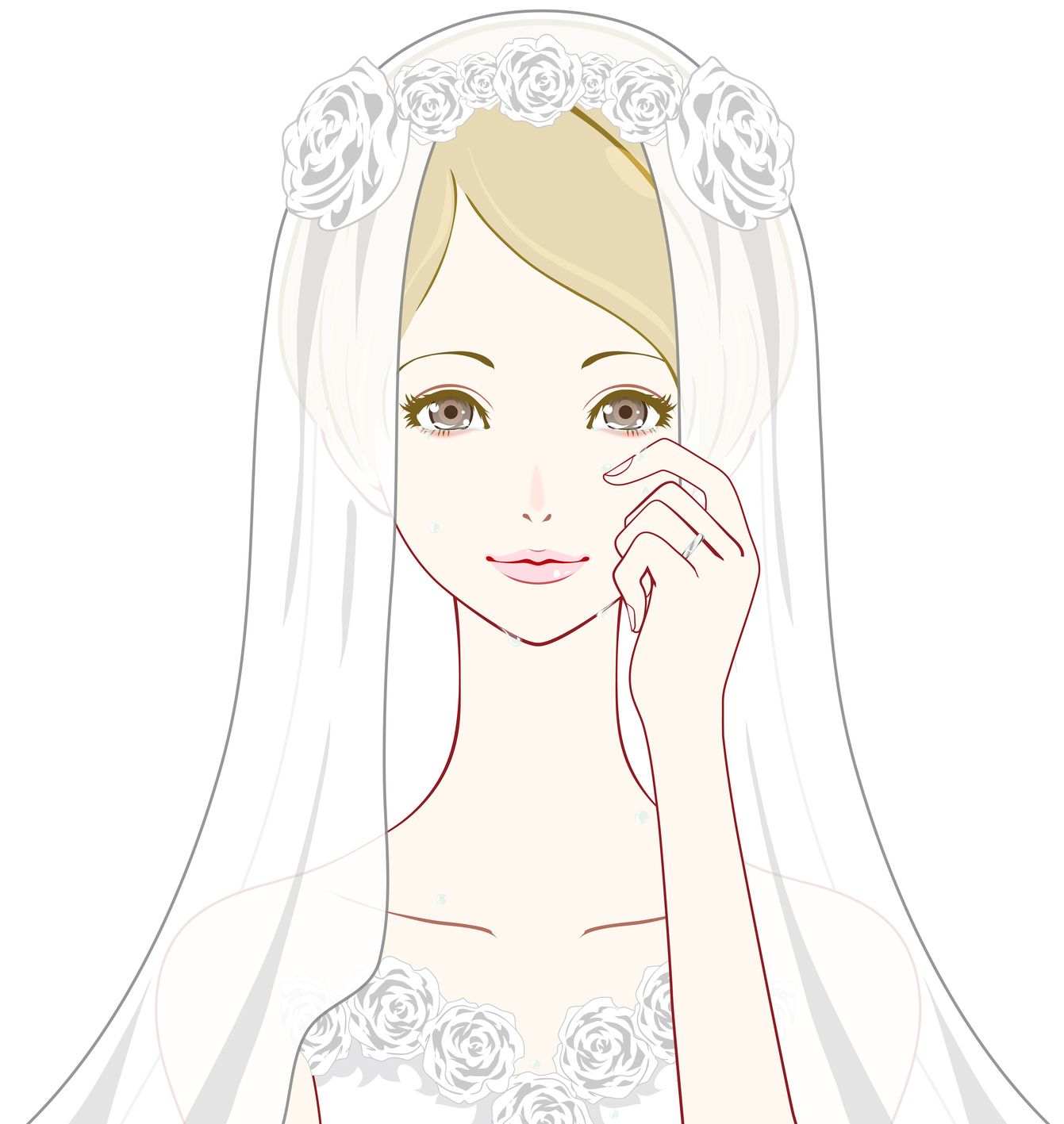 ウェディングドレスを着ることが夢だった